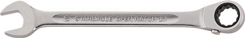 Stahlwille Maulringratschenschlüssel 17 SW 8 mm 144 mm - 41170808