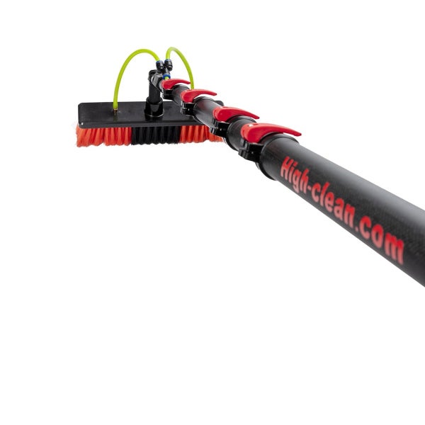 Fensterreinigungsbürste mit Teleskopstiel für die Reinigung von Fenstern