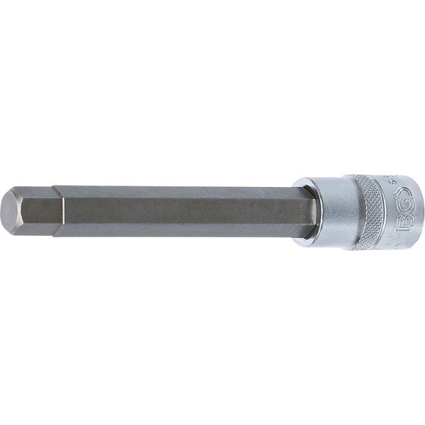 BGS Bit-Einsatz Länge 140 mm Antrieb Innenvierkant 12,5 mm (1/2) Innensechskant 13 mm - 5184-H13