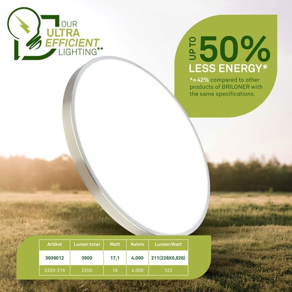 Schwarze LED Deckenleuchte mit geschwungenen Armen