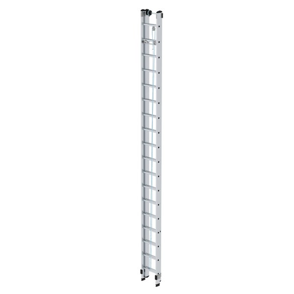 PROREGAL Sprossen-Seilzugleiter 2-Teilig Ohne Traverse 2 x 18 Sprossen