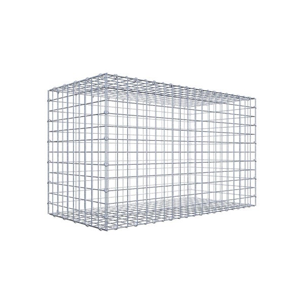 Gabione 100 cm x 60 cm x 50 cm (L x H x T), Maschenweite 5 cm x 5 cm, C-Ring