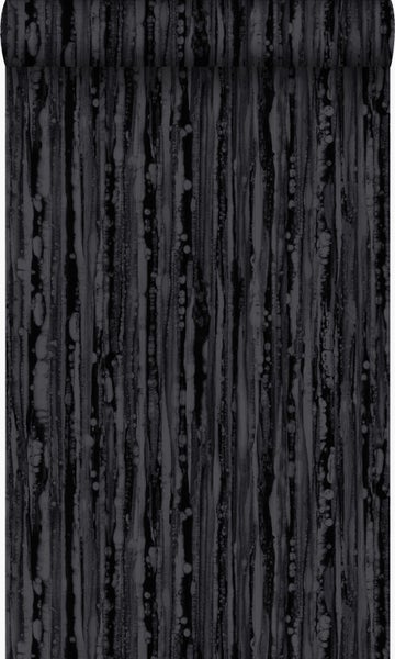 Origin Wallcoverings Tapete Streifen Schwarz - 53 cm x 10,05 m - 346644