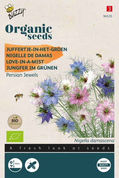 Bio-Saatgutpackung Jungfer im Grünen