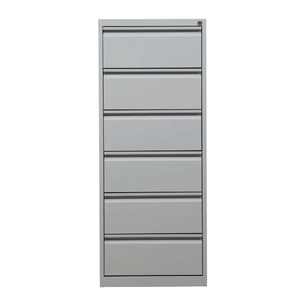 PROREGAL Karteischrank Mare 6 Schubladen HxBxT 132 x 53 x 62 cm Grau