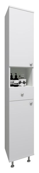 Badmöbel Hochschrank Badschrank Schublade Nilosi
