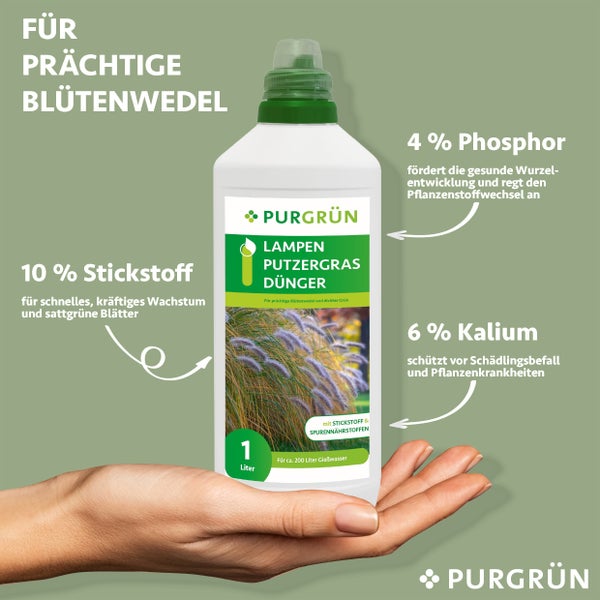 Purgrün Lampenputzergras-Dünger 1 Liter
