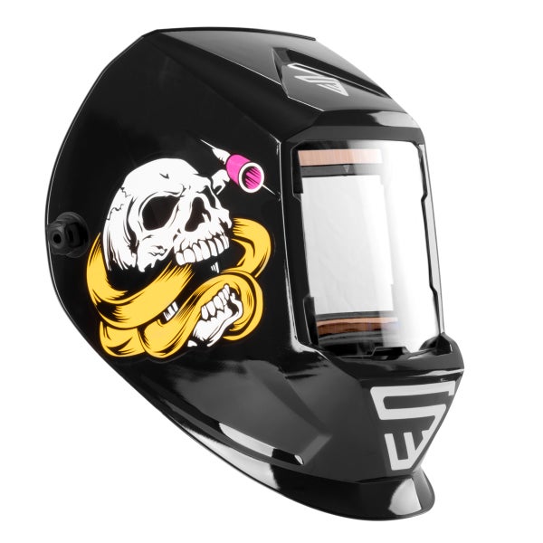 STAHLWERK Automatik Schweißhelm ST-990 SE Sonderedition Bones Real Colour