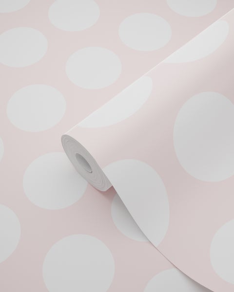 Tapetenrolle mit Punktmuster