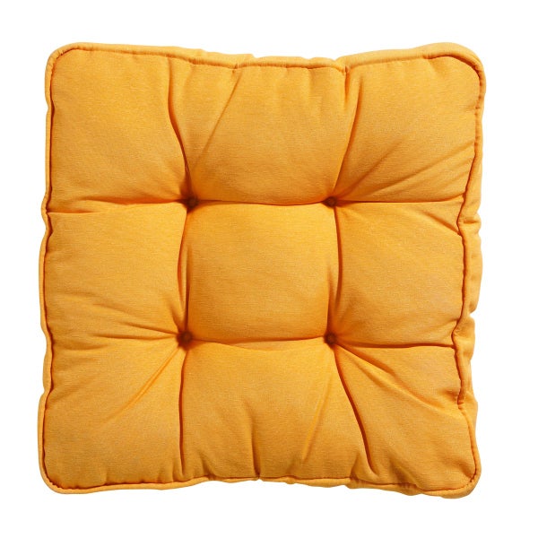 Sitzkissen Florance Panama golden glow - Ca. 47x47 cm - 4er-Set