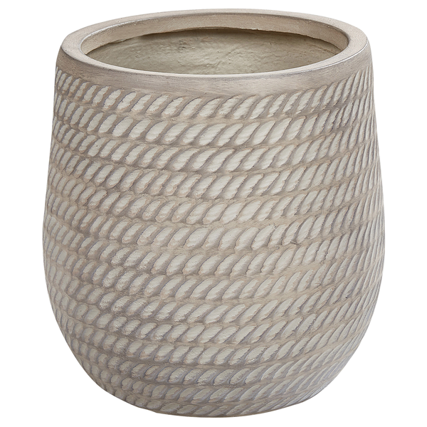 Blumenkübel LIVADIA Stein 27 cm Taupe