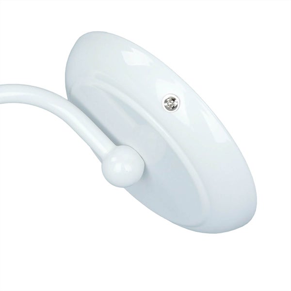 Weiße Wandleuchte Detailansicht