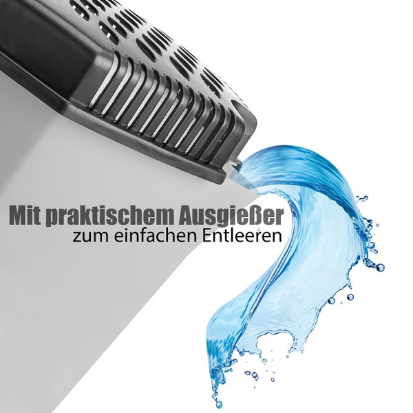 BigDean Luftentfeuchter ohne Strom mit praktischem Ausgießer & 680g Granulat Beutel - Feuchtigkeitskiller Raumentfeuchter nachfüllbar - Schimmel & Geruchsschutz für Wohnung, Keller, Bad bis zu 55m²