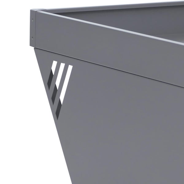 Unterbau für Hochbeete aus Metall mit stabilem Rahmen und Bodenkreuz.