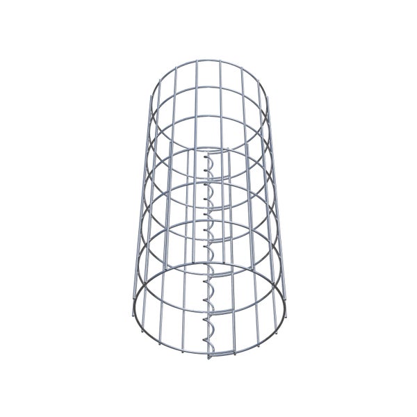 Gabionensäule Durchmesser 27 cm, MW 5 x 10 cm rund - Höhe: 0,60 m