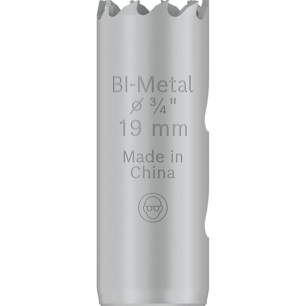 Bimetall Lochsäge, Durchmesser 19 Millimeter