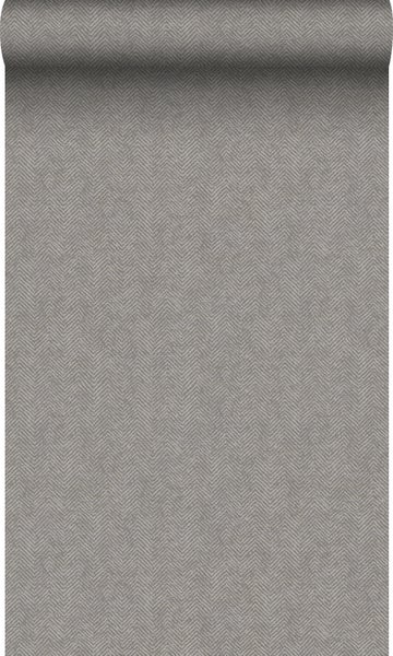 Origin Wallcoverings Tapete Fischgrätmuster Taupe - 0,53 x 10,05 m - 347665