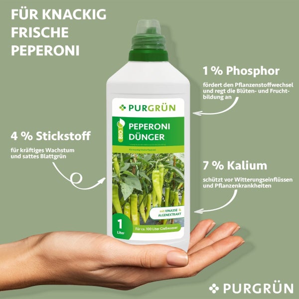Purgrün Bio-Peperoni-Dünger 1 Liter