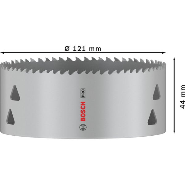 Bosch PRO Multi Material Lochsäge 121 mm mit Gewinde - 2608901539