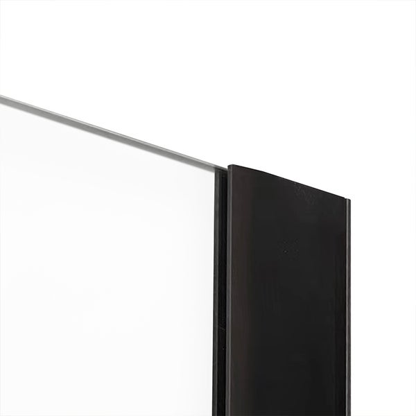 Home Deluxe Duschkabine LIVIA Schwarz Matt - 90 x 195 cm ESG & Aluminiumrahmen|Duschabtrennung, Eckdusche, Duschtür