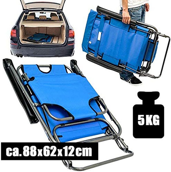 153x60 Garten Liegestuhl Klappbar - Outdoor Relaxliege Gartenstuhl Campingliege