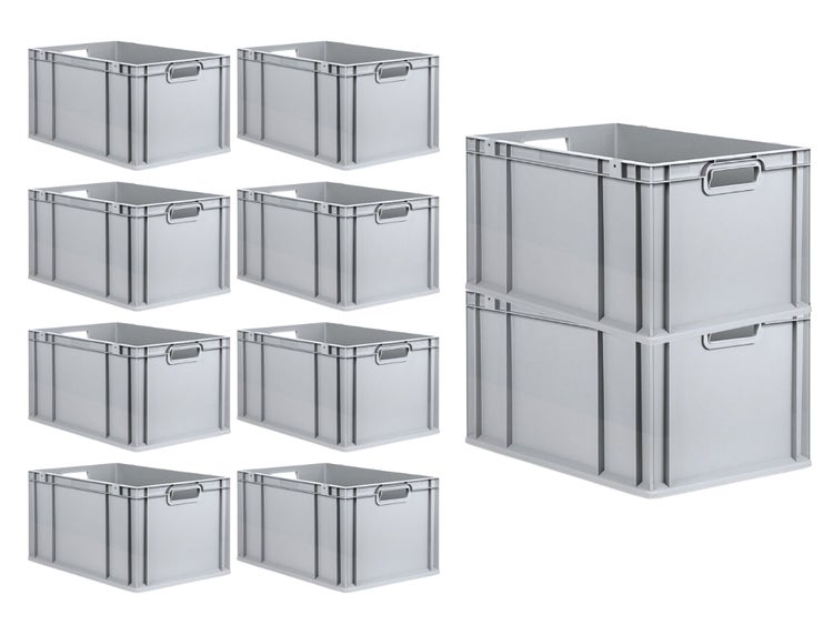 PROREGAL SparSet 10x Eurobox NextGen Grip HxBxT 32 x 40 x 60 cm 65 Liter