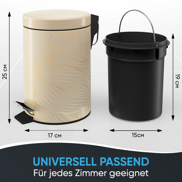 Sanilo Kosmetikeimer 3L mit Absenkautomatik Hosta