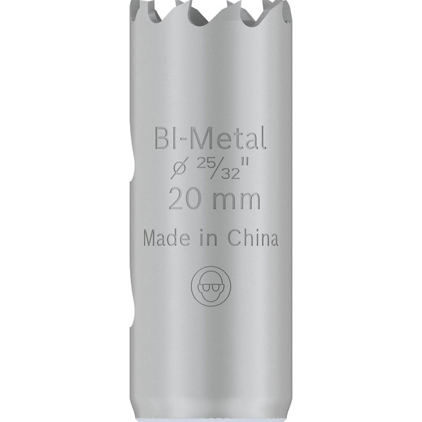 Bi-Metall Lochsäge, Durchmesser 25/32 Zoll beziehungsweise 20 Millimeter