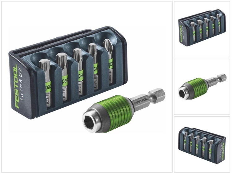 Festool BT-IMP SORT3 Bitkassette Set 6 tlg. ( 204383 ) schlagfest 25 mm für Akku Schlagschrauber TID 18