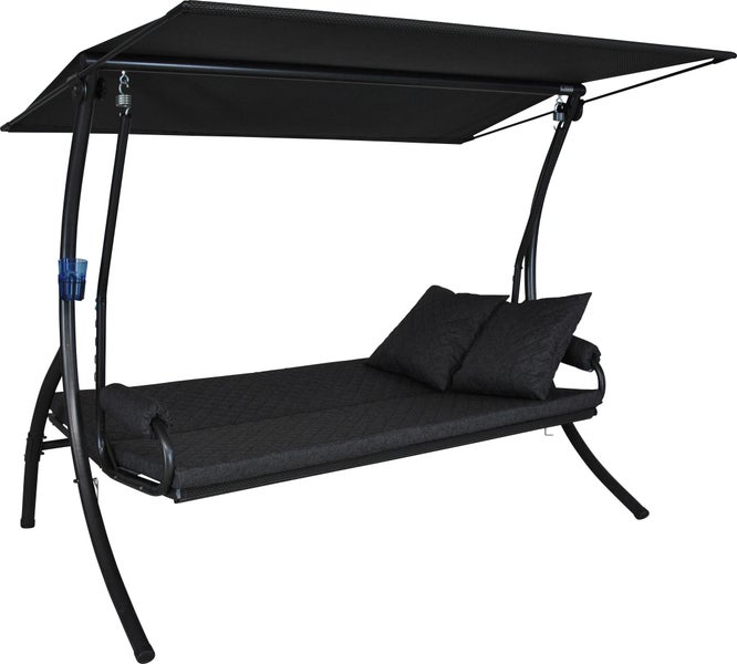 Gartenschaukel mit Dach und Auflagen