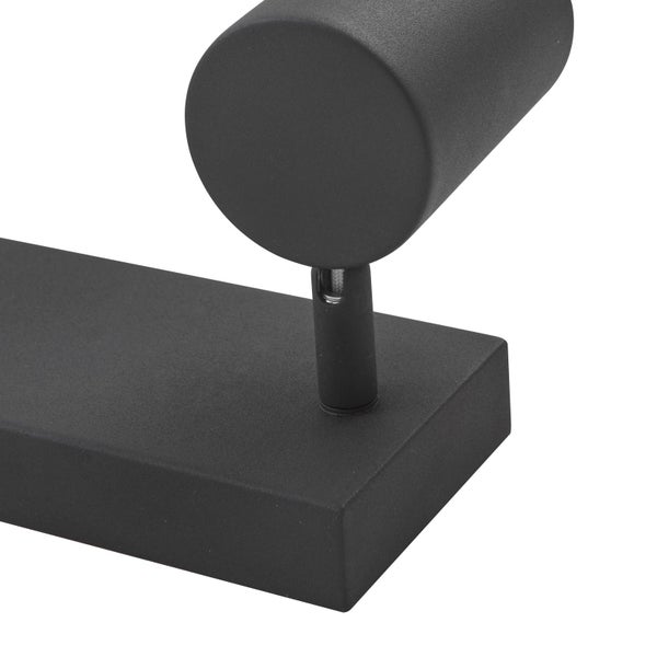 Schwarze Wandleuchte