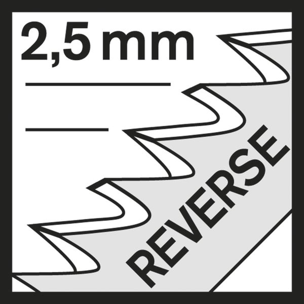 Bosch PRO Hardwood clean reverse T101BRF Stichsägeblatt 100 mm 5-tlg. - 2608634235