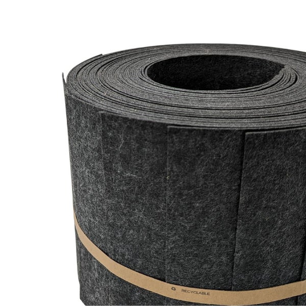 Rolle aus recycelbarem Filzmaterial