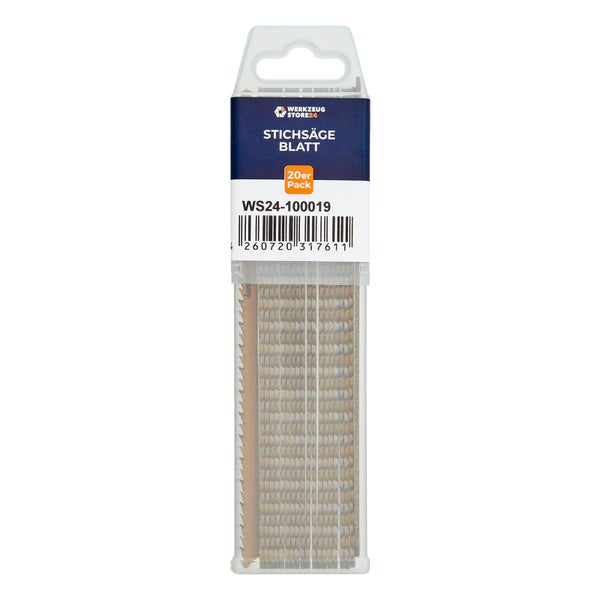 WS24 20x CV-Stichsägeblatt geschliffen/geschränkt GL 170 VL 145 mm winkelgerecht - WS24-100019