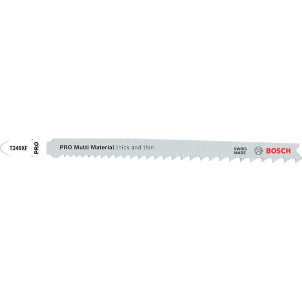 Bosch PRO Multi Material thick and thin T345XF Stichsägeblatt 132 mm 25-tlg. - 2608634995