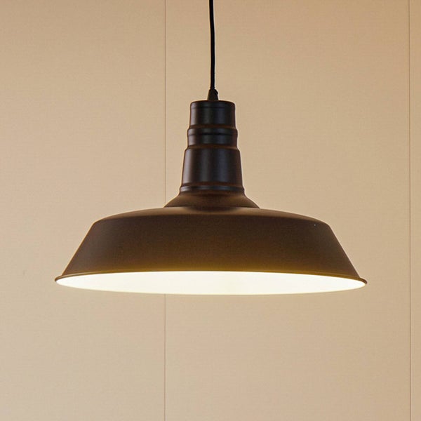 Lindby Pendelleuchte Laylan (Modern) in Schwarz aus Metall (1 flammig, E27) - Deckenlampe Esstischlampe Hängelampe Hängeleuchte Wohnzimmerleuchte