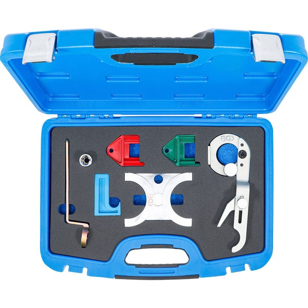 Nockenwellen Arretierwerkzeug Set im blauen Koffer