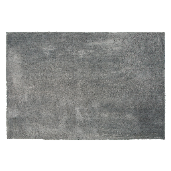 Teppich hellgrau 140 x 200 cm Shaggy EVREN