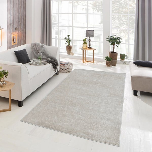 Home Deluxe Kurzflorteppich FOFI - Beige,  230 x 160 cm