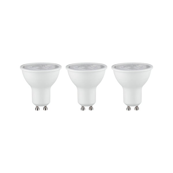Standard 230V LED Reflektor GU10 3er-Set 3x250lm 3x3,5W 4000K Weiß matt