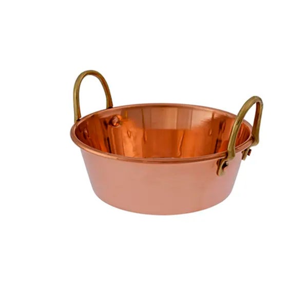 Kupferschale mit Griffen