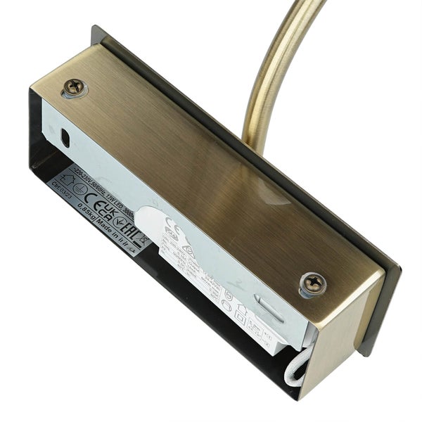 Detailansicht der Anschlussbox einer Wandleuchte