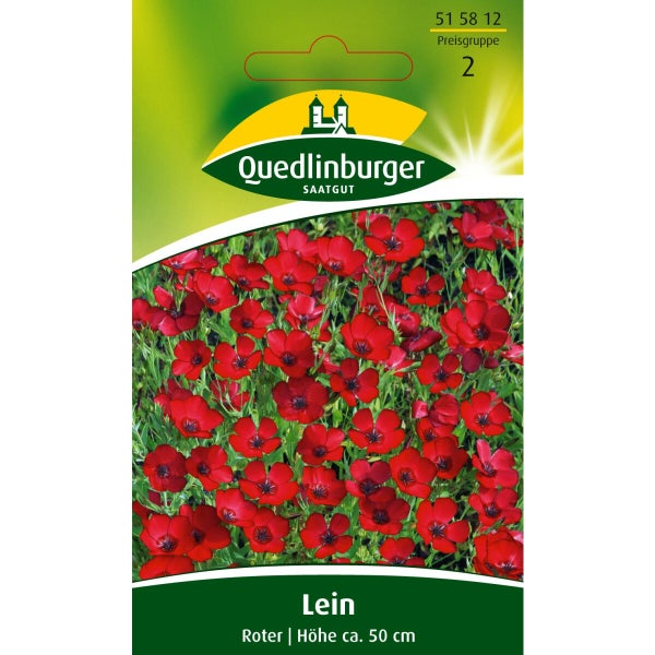 Lein Roter Samen von Quedlinburger SAATGUT