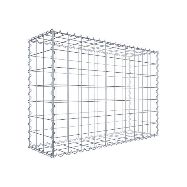 Gabione 100 cm x 70 cm x 30 cm (L x H x T), Maschenweite 10 cm x 10 cm, Spirale