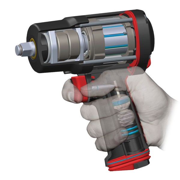 KS TOOLS 1/2 ROCKET II Hochleistungs-Druckluft-Schlagschrauber 2.300 Nm - 512.0002
