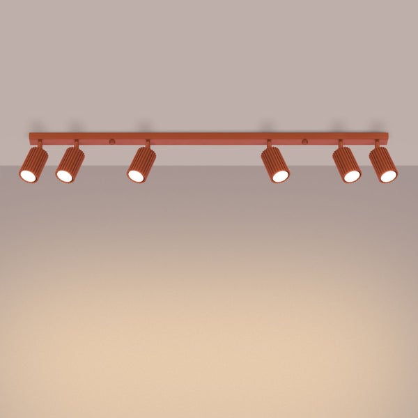 Deckenleuchte mit sechs Strahlern