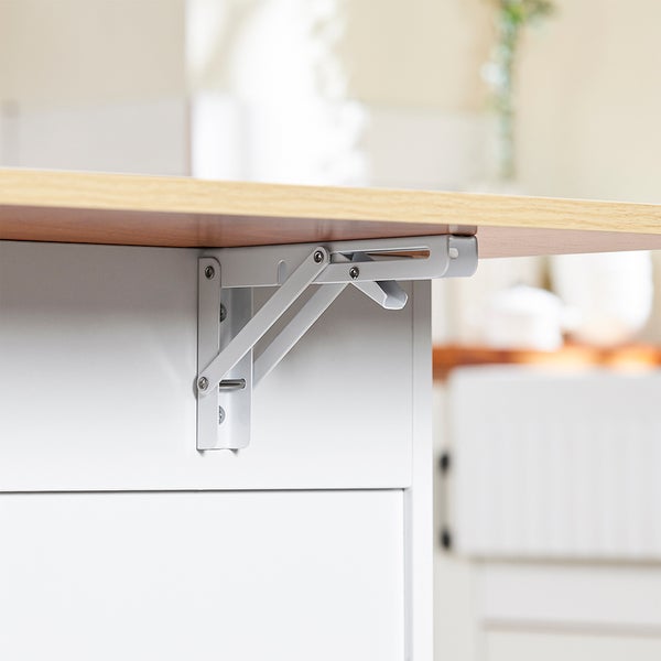 Klapptischbeschlag zur Montage an einem Tisch