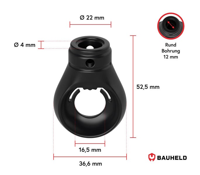 Bauheld Bauteil mit Maßangaben