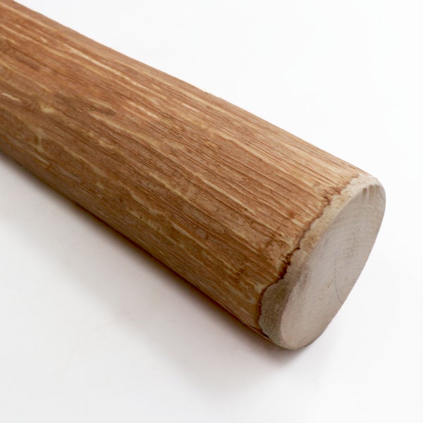 65 Holzpfosten für Staketenzaun 1,5m I Durchmesser 6-9cm I Zaunpfosten aus Haselnuss I Zaun-Pfahl