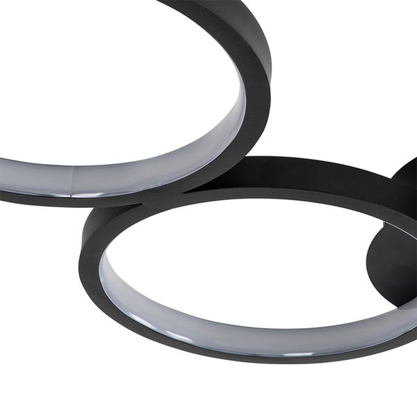 Nahaufnahme einer kreisförmigen Deckenleuchte